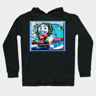 Christmas Thomas the tank engine Hoodie